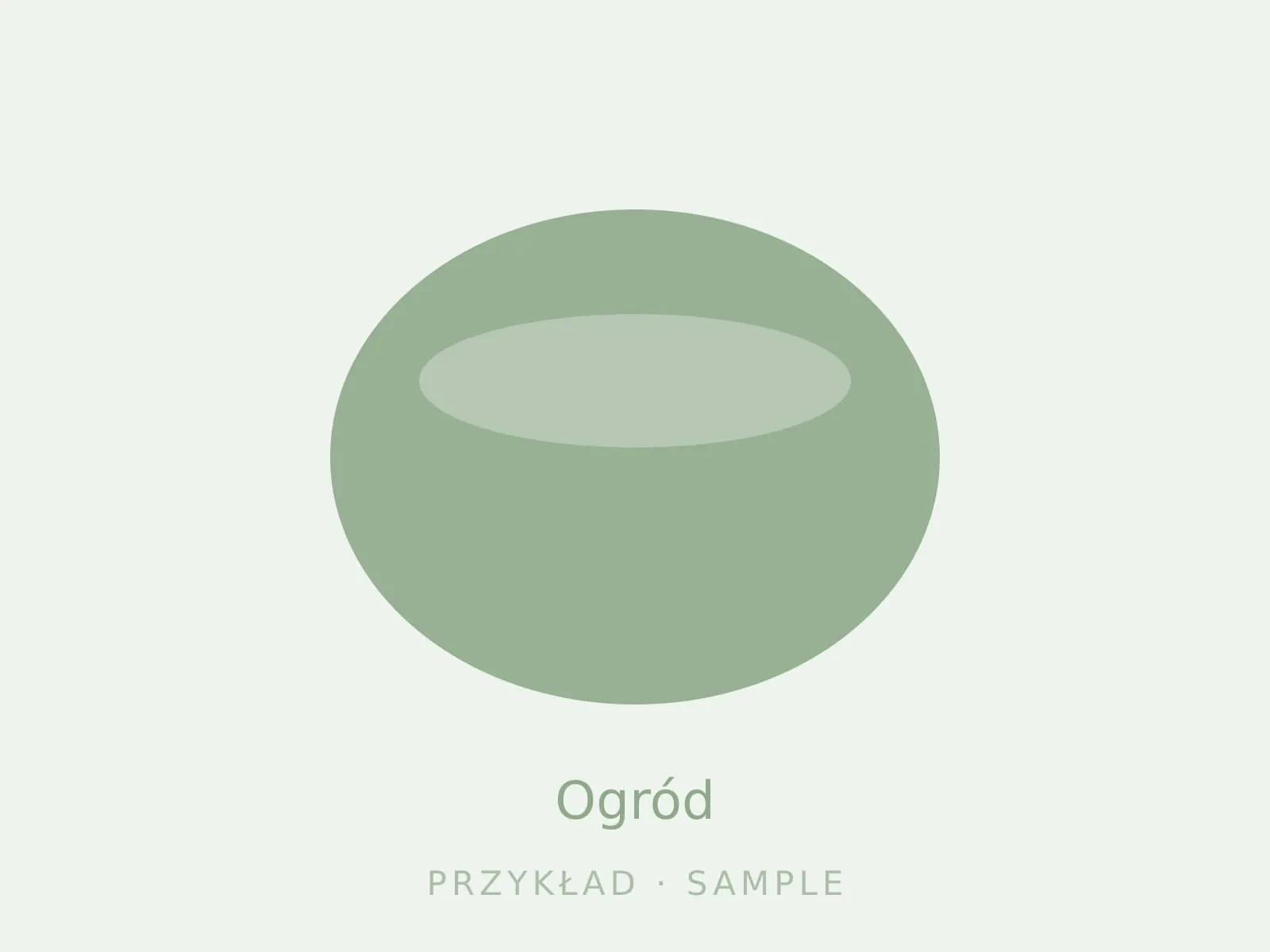 Widok ogrodu z rabatami bylinowymi wzdłuż ścieżki